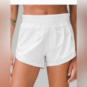 Lululemon White Lightweight Athletic Shorts Size 8